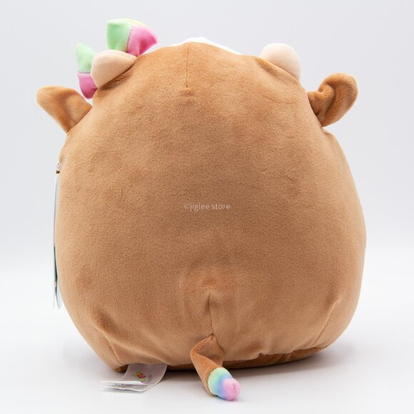 7" Griella The Winking Rainbow Cow with Ribbons Squishmallows Plush Toy BNWT - Picture 4 of 4